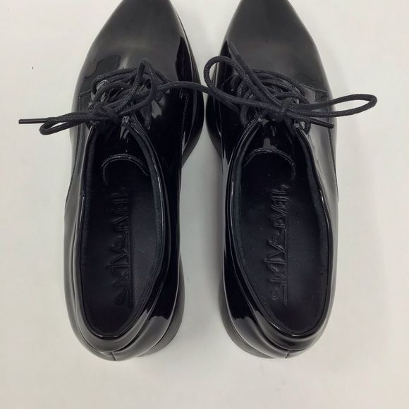 Anthro Sixtyseven Black Platform Loafers - Picture 8 of 10